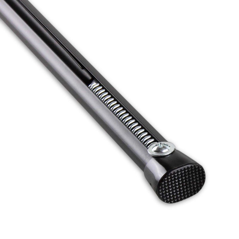 Rod Desyne Oval Spring Tension Rod 36"-60", Black, 36-60" - Image 2